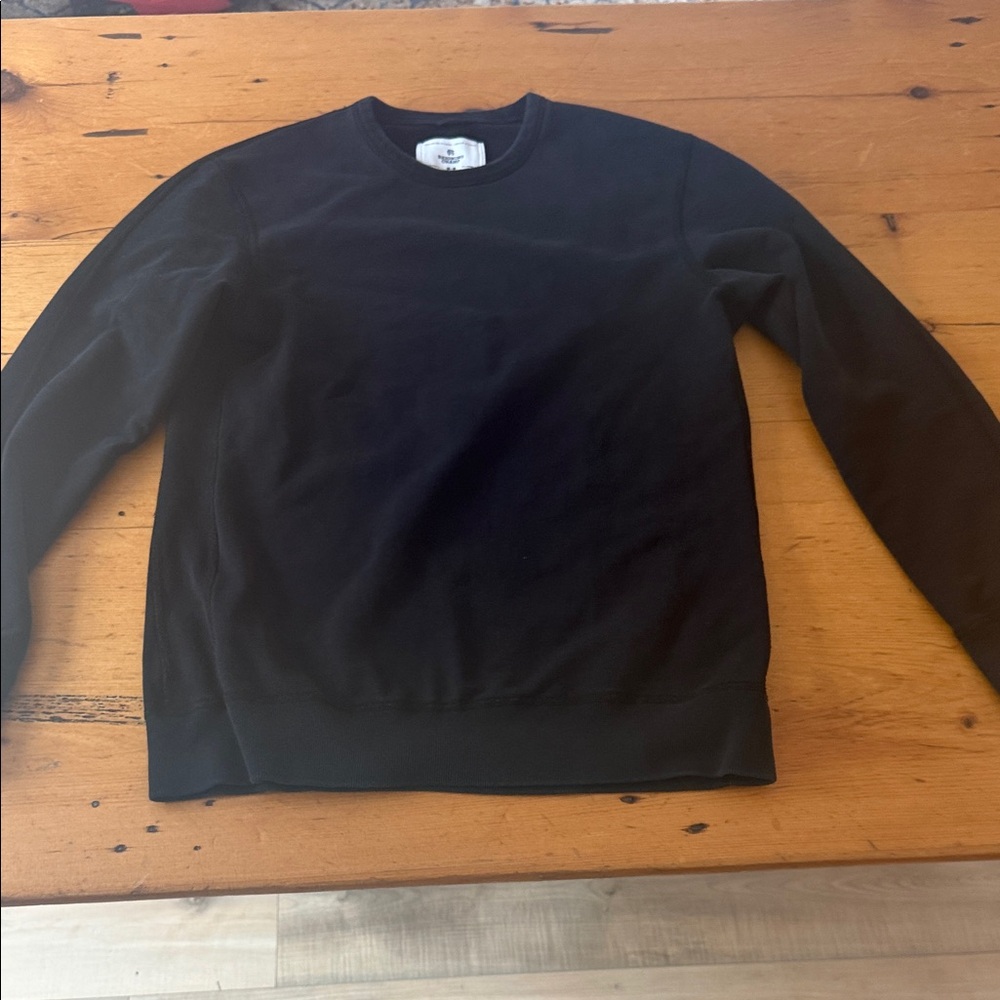 Reigning Champ Black Crewneck Sweater